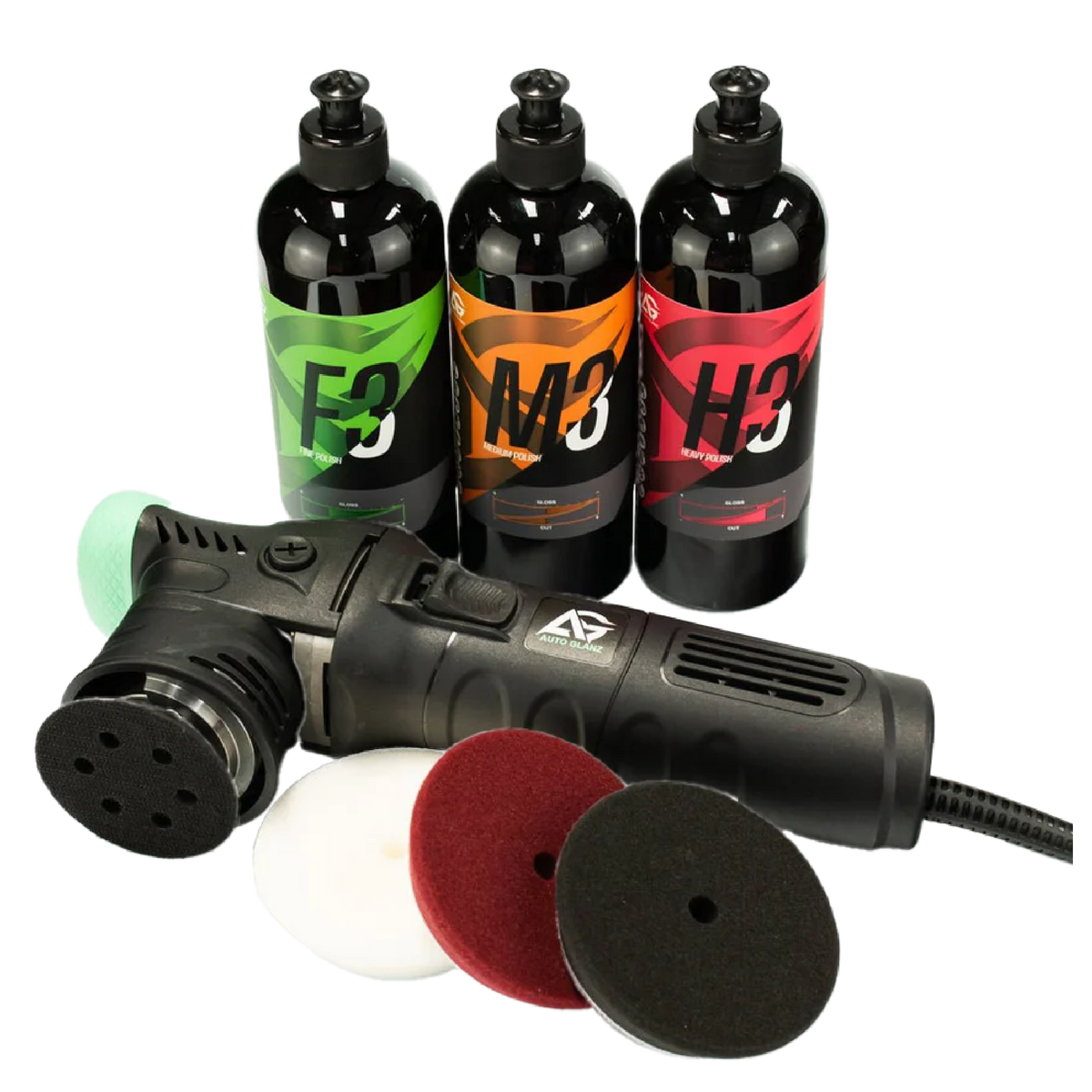 3" Dual Action Polisher Kit