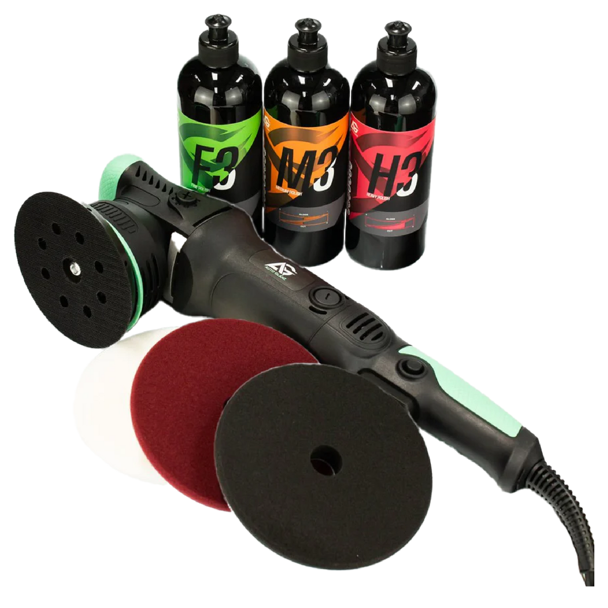 5" Dual Action Polisher-sæt