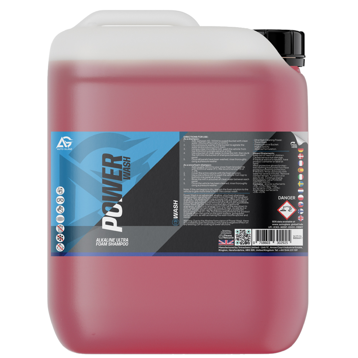 Power Wash - Alkalisk ultraskumshampoo